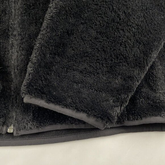 Eddie Bauer Full Zip Fleece Jacket Men’s S Nylon Overlay Soft Fleece Black - Picture 7 of 10